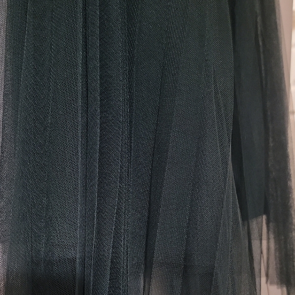 Lucy Paris Dark Green Maxi Skirt - Picture 2 of 2